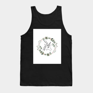 Unicorn With Hearts Tank Top